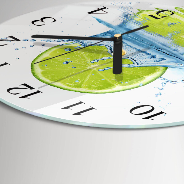 Round wall clock Limewater