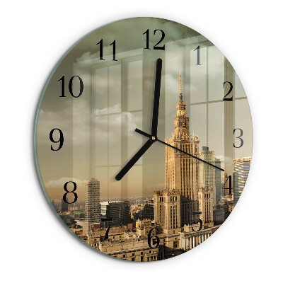 Round wall clock Warsaw