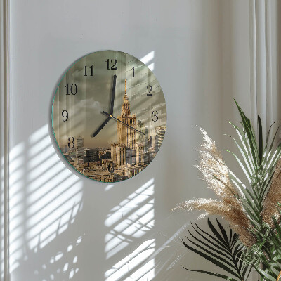 Round wall clock Warsaw