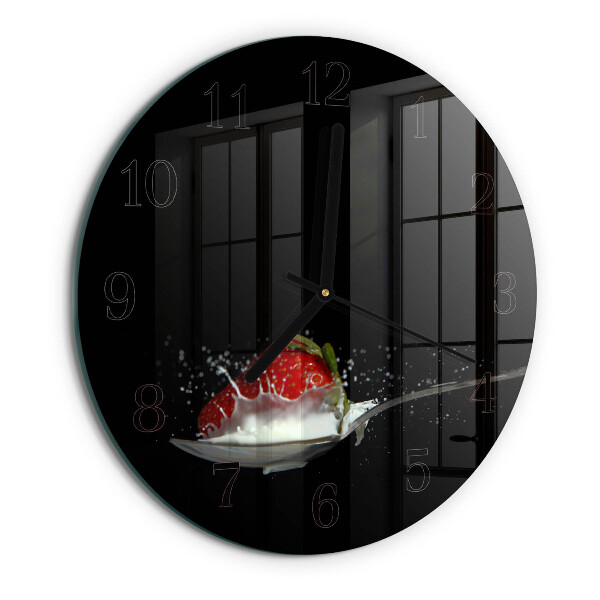 Round wall clock Strawberry