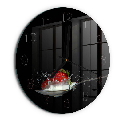 Round wall clock Strawberry