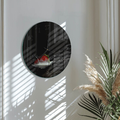 Round wall clock Strawberry
