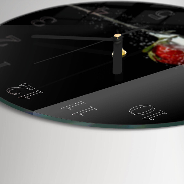 Round wall clock Strawberry