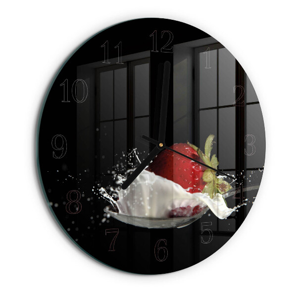 Round wall clock Strawberry