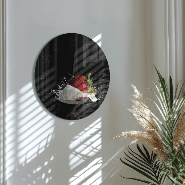 Round wall clock Strawberry