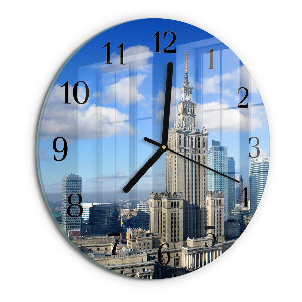 Round wall clock Warsaw