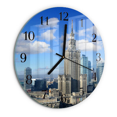 Round wall clock Warsaw