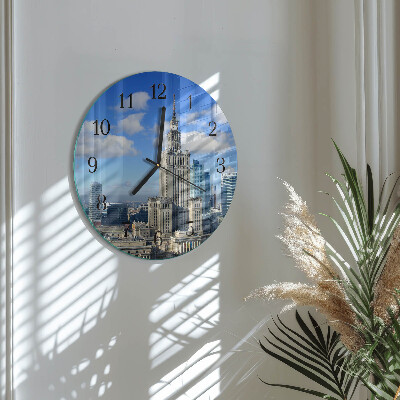 Round wall clock Warsaw