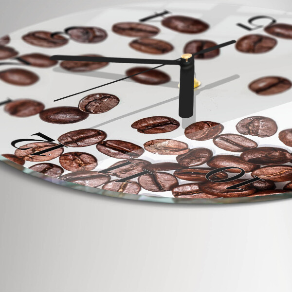 Round wall clock Coffee Beans