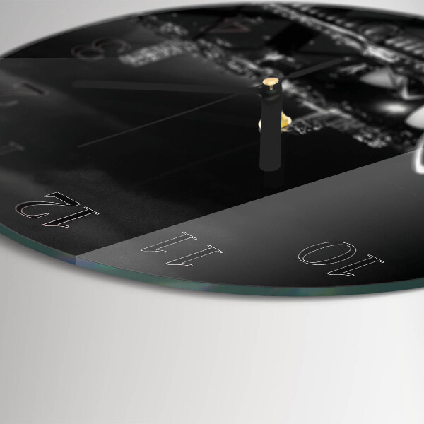 Round wall clock Sydney Horizon