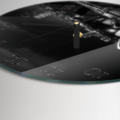 Round wall clock Sydney Horizon