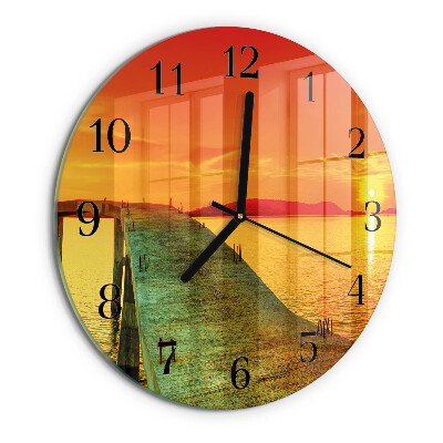 Round wall clock Bridge