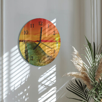 Round wall clock Bridge