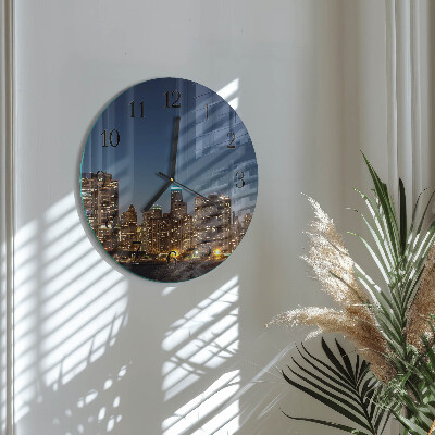 Round wall clock Horizon