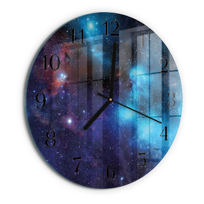 Round wall clock Starry Sky