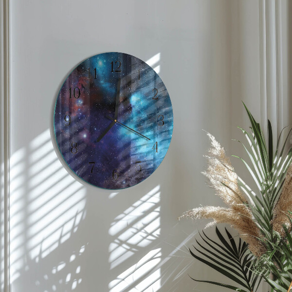 Round wall clock Starry Sky