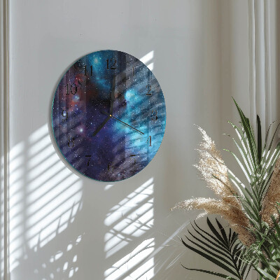 Round wall clock Starry Sky