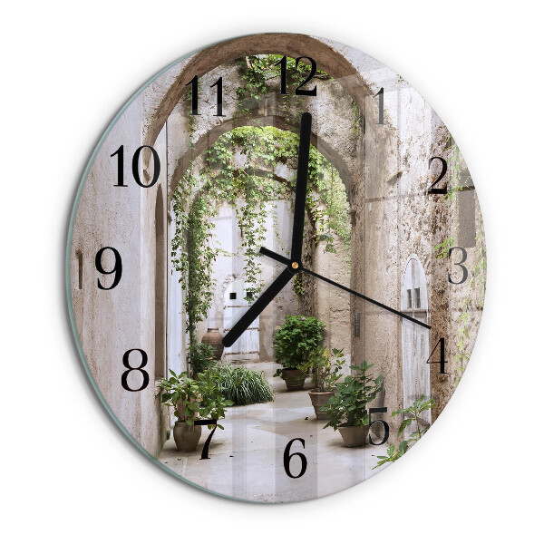 Round wall clock Avenue Plants
