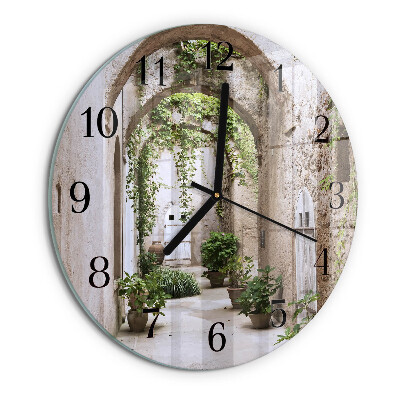 Round wall clock Avenue Plants