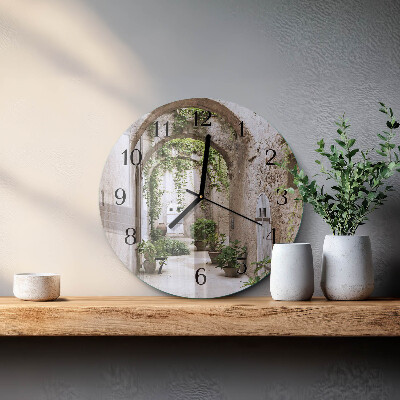 Round wall clock Avenue Plants