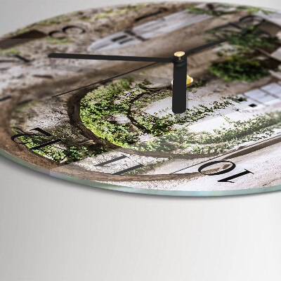Round wall clock Avenue Plants