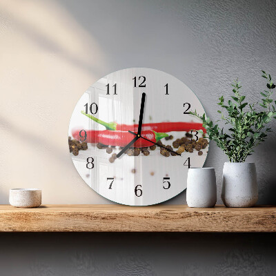 Round wall clock Peppercorns