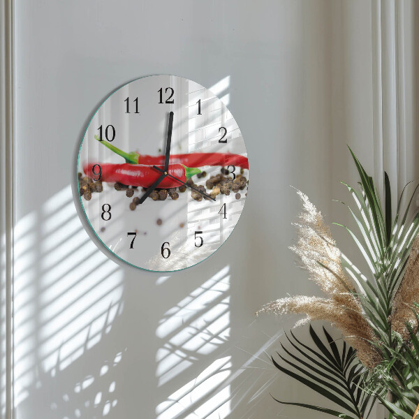 Round wall clock Peppercorns