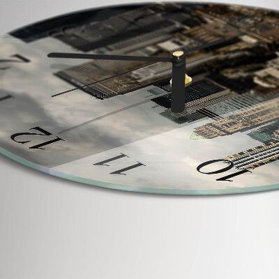 Round wall clock Horizon