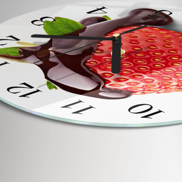 Round wall clock Strawberry Chocolate