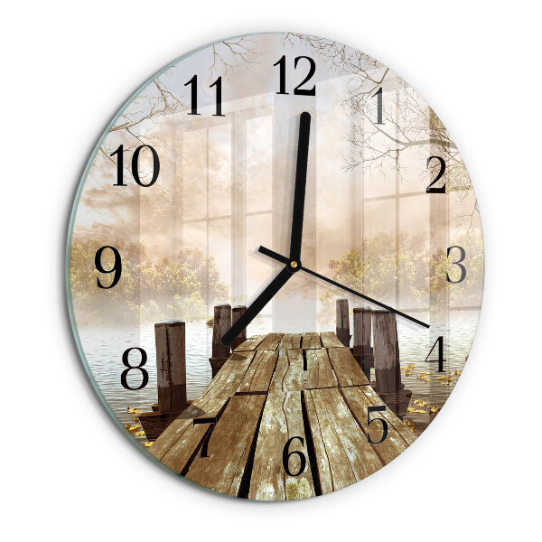 Round wall clock Network