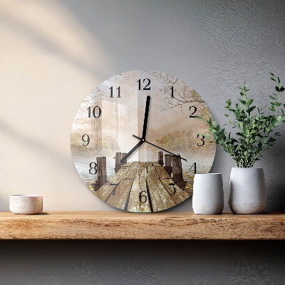Round wall clock Network