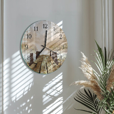 Round wall clock Network