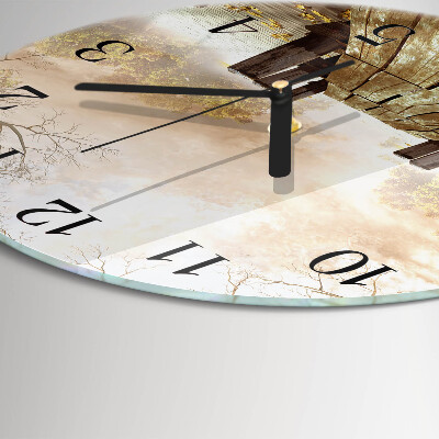 Round wall clock Network