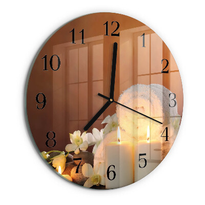 Round wall clock Spa Candles