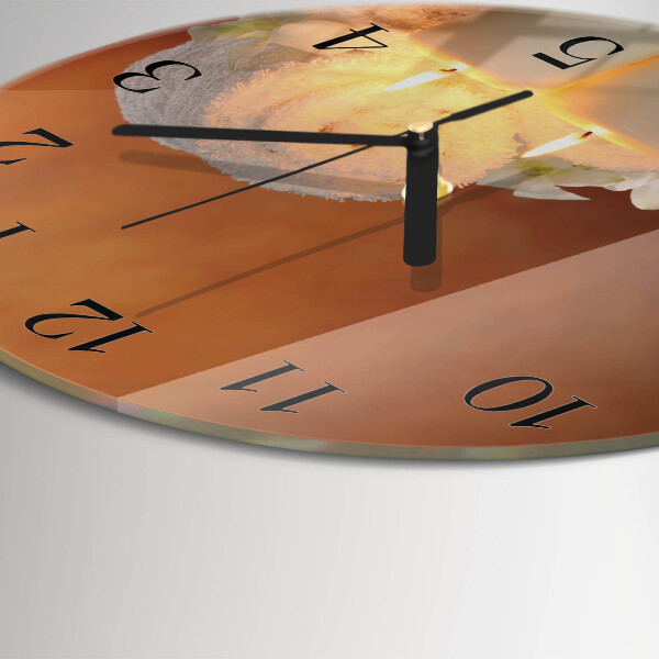 Round wall clock Spa Candles