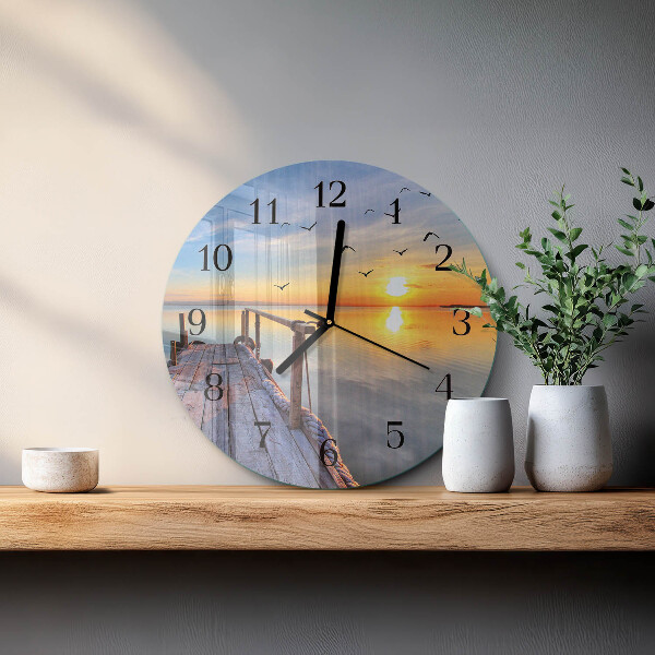 Round wall clock Pier