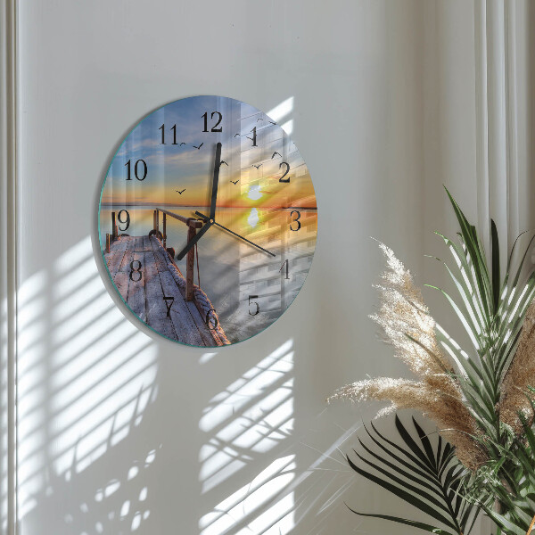 Round wall clock Pier