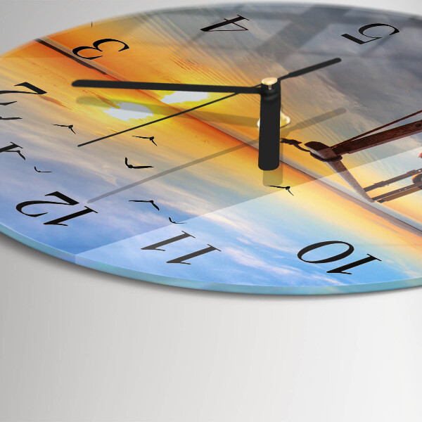 Round wall clock Pier