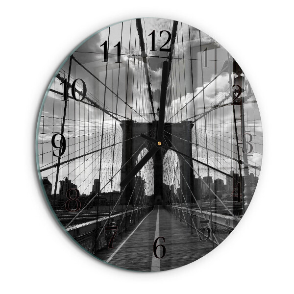 Round wall clock Bridge