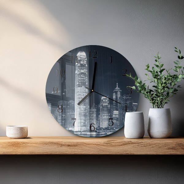 Round wall clock Horizon