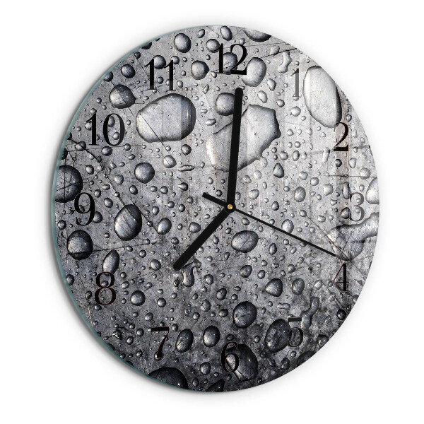 Round wall clock Drops
