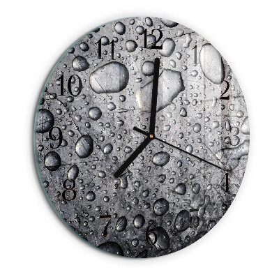 Round wall clock Drops