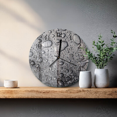 Round wall clock Drops