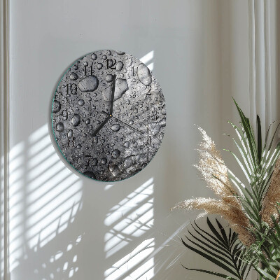 Round wall clock Drops