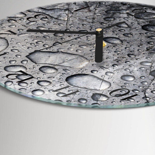Round wall clock Drops