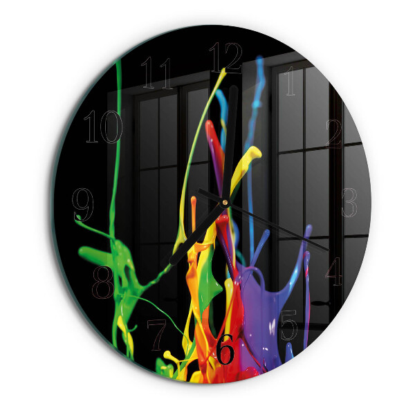 Round wall clock Color