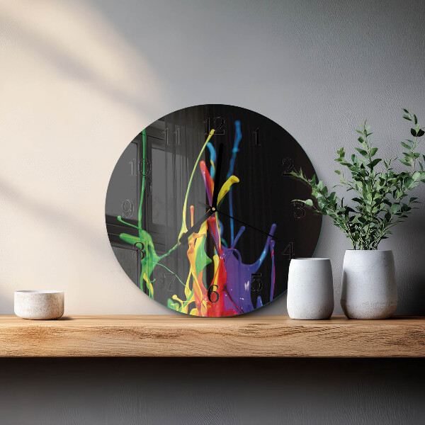 Round wall clock Color