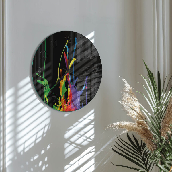 Round wall clock Color