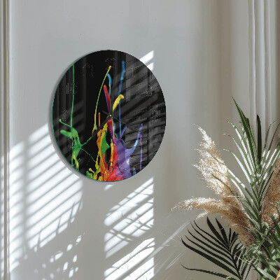 Round wall clock Color