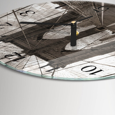 Round wall clock Bridge